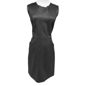 SAS Sportswear Buttery Soft Leather Mini Dress with Pockets Size 8